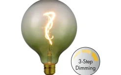 Dekorativa Ljuskällor E27|3-Steg Dim E27<Halo Design LED E27 3-Steg DIM Glob 125mm 2200K 200lm 4W(20W) Grön