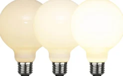 Star Trading LED E27 3-Steg DIM Glob 95mm Opal RA90 2700K 800lm 7,5W(60W)* Dekorativa Ljuskällor E27|3-Steg Dim E27