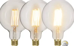 LED E27 3-Steg DIM Glob 125mm Soft Glow 2100K 700lm 6,5W(50W)