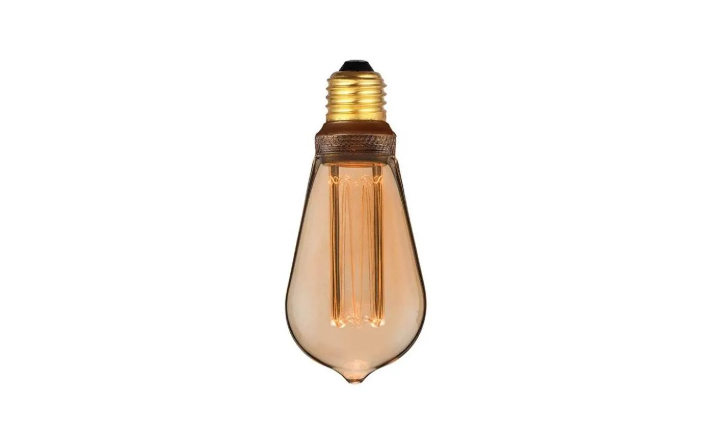 LED E27 3-Steg DIM Lyktlampa Soft Glow 1800K 120lm 5W(10W) Amber