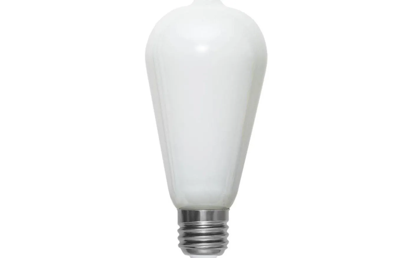 LED E27 3-Steg DIM Lyktlampa Opal RA90 2700K 600lm 6,5W(48W)