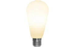 LED E27 3-Steg DIM Lyktlampa Opal RA90 2700K 600lm 6,5W(48W)