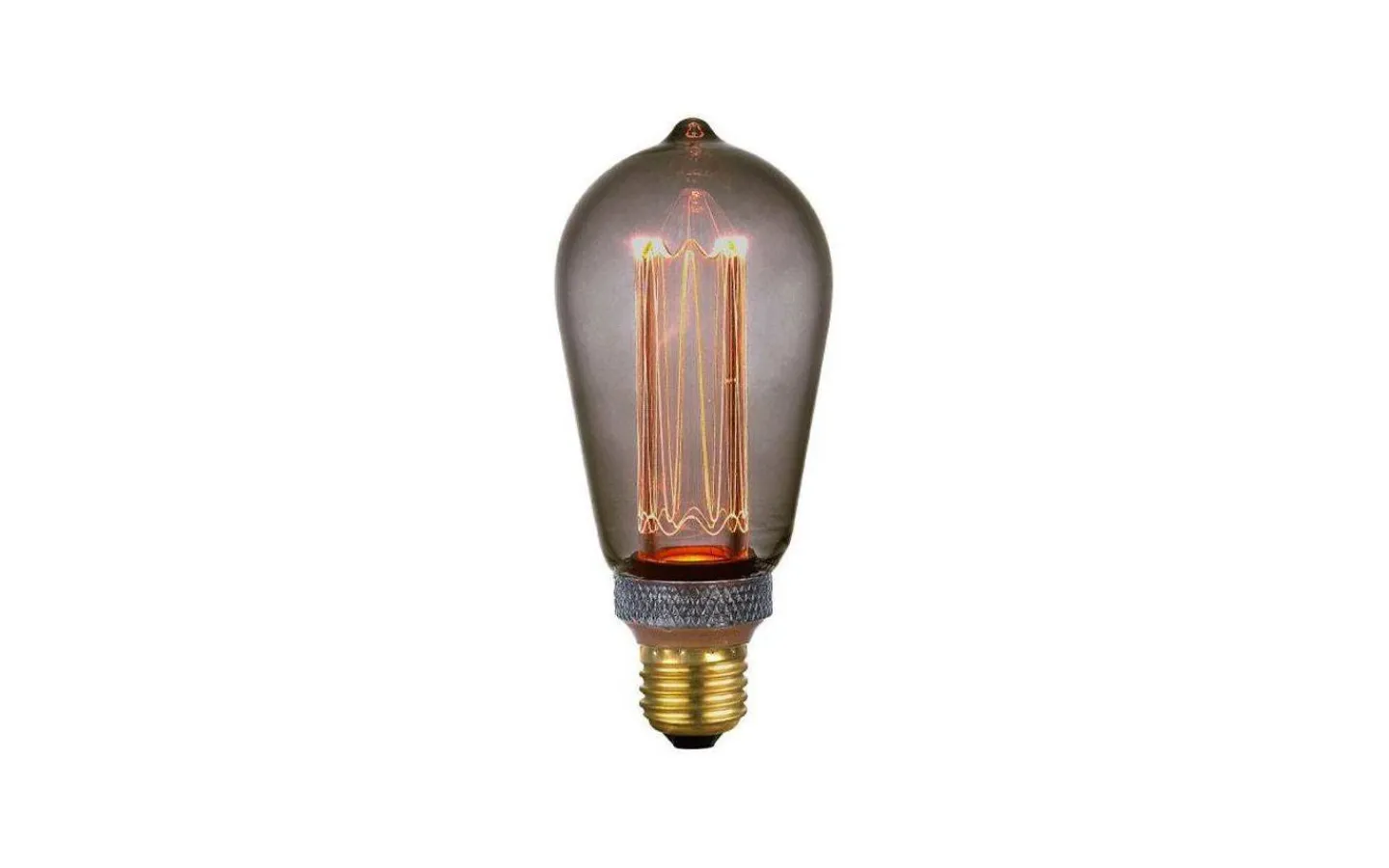 Halo Design LED E27 3-Steg DIM Lyktlampa Soft Glow 1800K 120lm 5W(10W) Smoke* Dekorativa Ljuskällor E27|Heavy Smoke E27