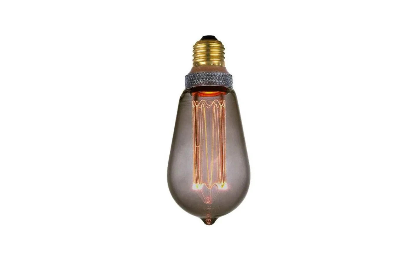 Halo Design LED E27 3-Steg DIM Lyktlampa Soft Glow 1800K 120lm 5W(10W) Smoke* Dekorativa Ljuskällor E27|Heavy Smoke E27