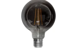 Star Trading LED E27 3-Steg DIM Minne Glob 95mm Soft Glow Smoke 2200K 260lm 3,9W(25W)* Dekorativa Ljuskällor E27|Heavy Smoke E27