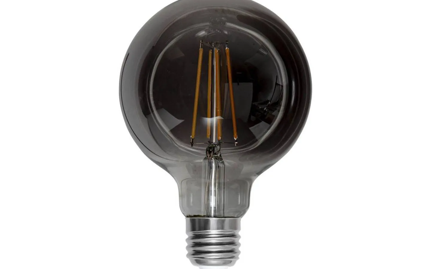 Star Trading LED E27 3-Steg DIM Minne Glob 95mm Soft Glow Smoke 2200K 260lm 3,9W(25W)* Dekorativa Ljuskällor E27|Heavy Smoke E27