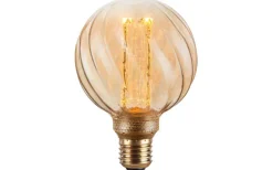 Dekorativa Ljuskällor E27|3-Steg Dim E27<Halo Design LED E27 3-Steg DIM Minne Glob 95mm 1800K 200lm 4,5W(20W) Amber