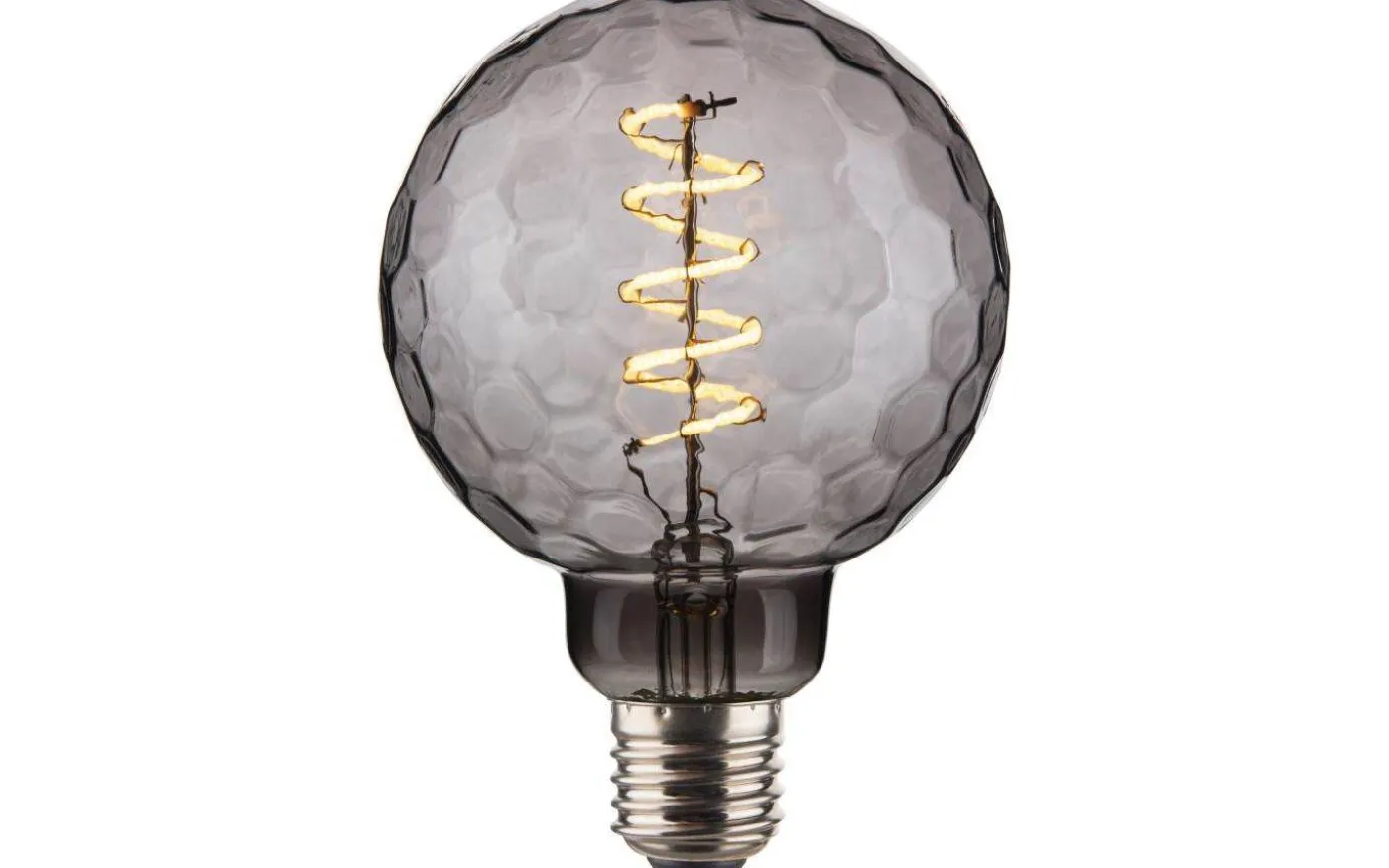 LED E27 3-Steg DIM Minne Glob 95mm 3000K 300lm 2,5W(30W) Smoke