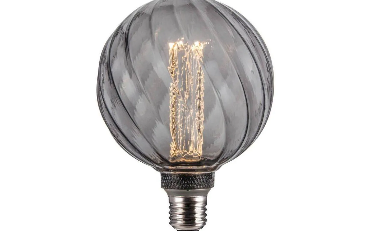 LED E27 3-Steg DIM Minne Glob 125mm 3000K 300lm 4,5W(30W) Smoke