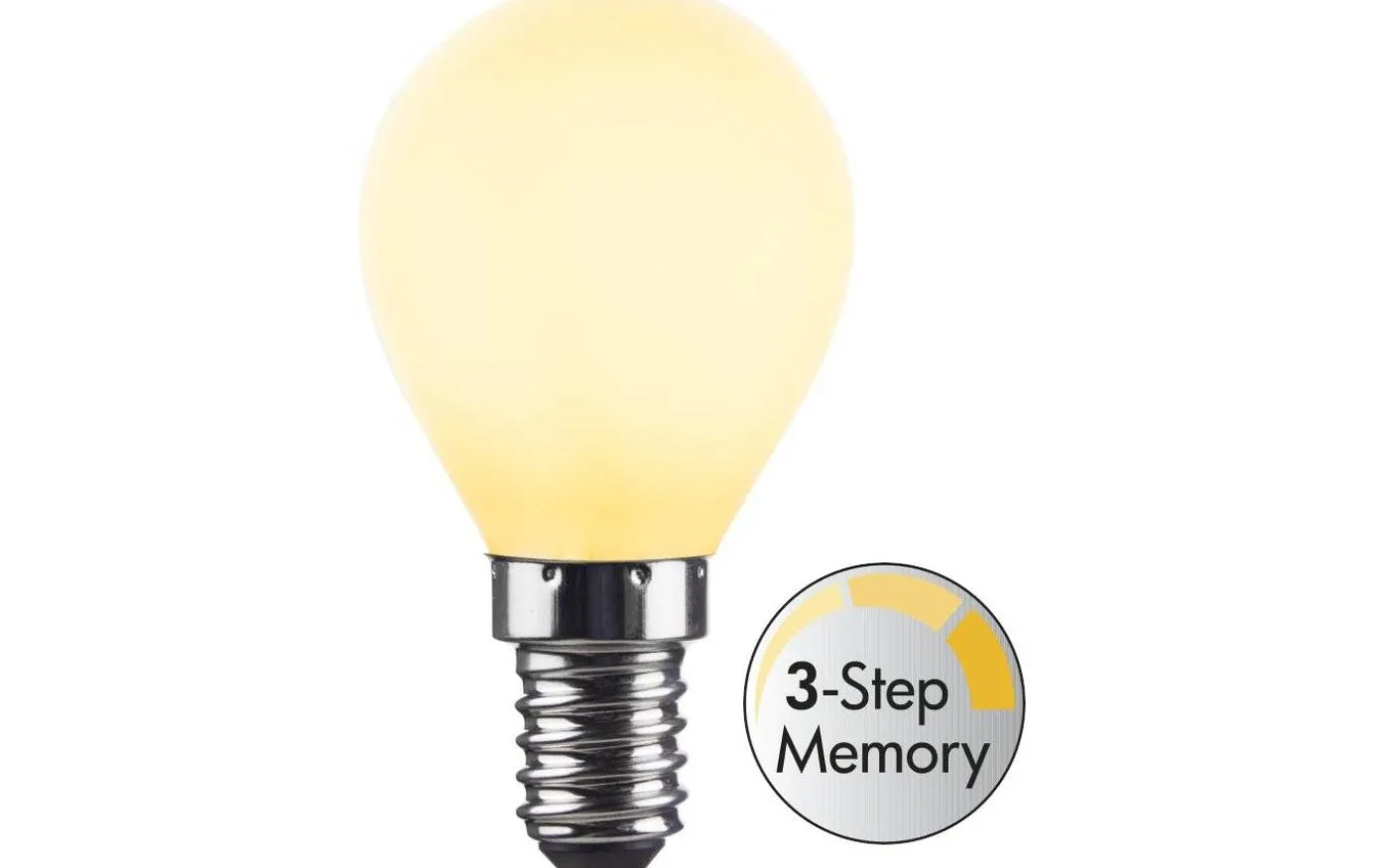 LED E14 3-Steg DIM Minne Klot Opal 2700 400lm 4W(40W)