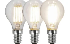 Dekorativa Ljuskällor E14|3-Steg Dim E14<Star Trading LED E14 3-Steg DIM Minne Klot 3000K 470lm 4,2W(40W)