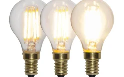 Dekorativa Ljuskällor E14|3-Steg Dim E14<Star Trading LED E14 3-Steg DIM Minne Klot 2100K 400lm 4W(40W)