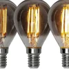 LED E14 3-Steg DIM Minne Klot Soft Glow Smoke 2200K 150lm 2,9W(15W)