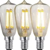 Dekorativa Ljuskällor E14|3-Steg Dim E14<Star Trading LED E14 3-Steg DIM Minne Lyktlampa 3000K 250lm 2,5W(25W)