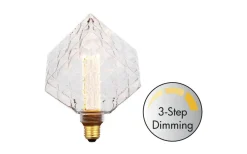 Halo Design LED E27 3-Steg DIM Stor 160mm 1800K 200lm 5W(20W) Klar* Dekorativa Ljuskällor E27|3-Steg Dim E27