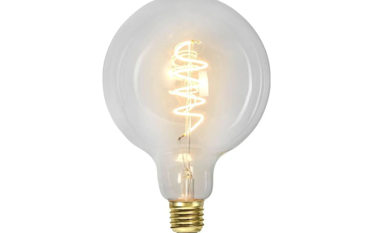 Dekorativa Ljuskällor E27|3-Steg Dim E27<Star Trading LED E27 3-Steg DIM-Minne Glob 125mm Spiral 2100K 270lm 4W(27W)