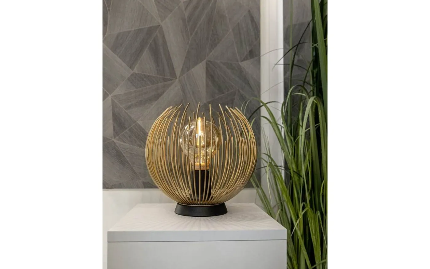 LED E27 3-Steg DIM-Minne Glob 95mm DecoLed One Amber 1800K 100lm 2W(10W)