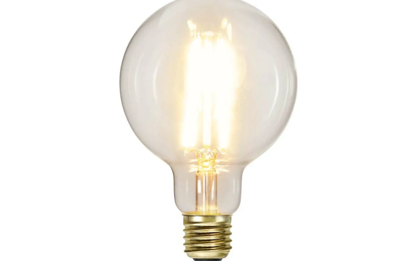 LED E27 3-Steg DIM-Minne Glob 95mm Soft Glow 2100K 700lm 6,5W(50W)