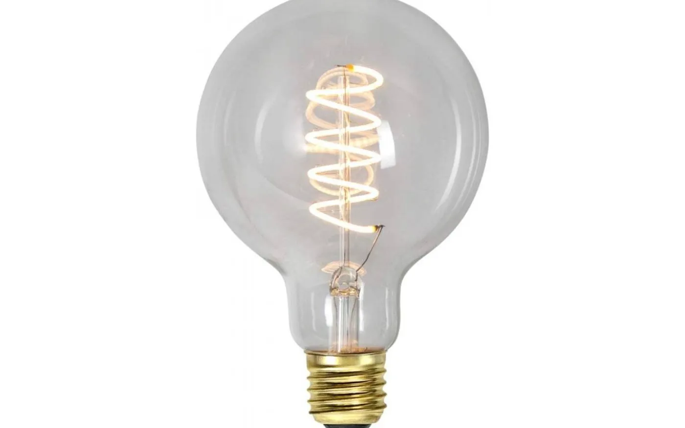 LED E27 3-Steg DIM-Minne Glob 95mm Spiral 2100K 270lm 4W(25W)