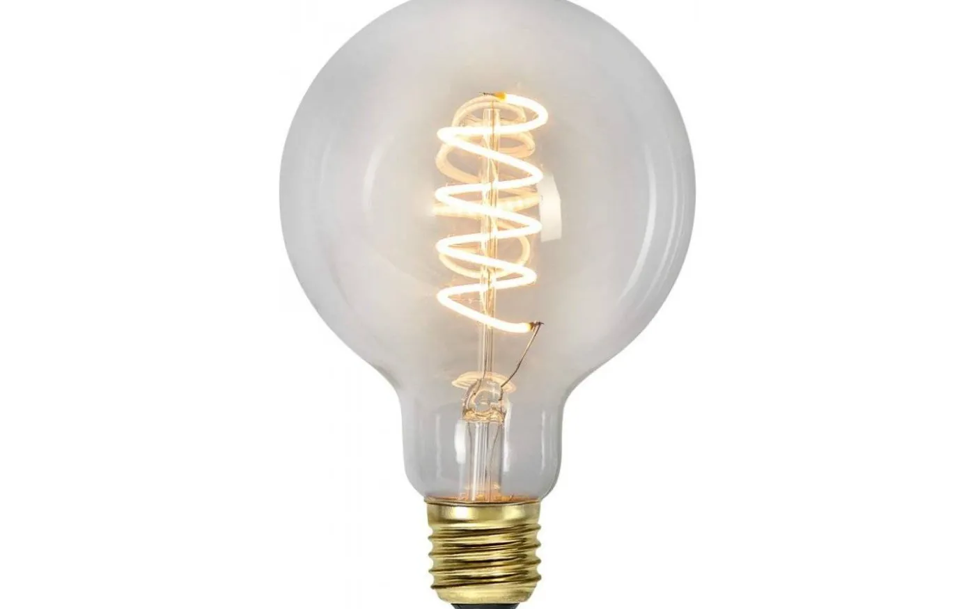 LED E27 3-Steg DIM-Minne Glob 95mm Spiral 2100K 270lm 4W(25W)