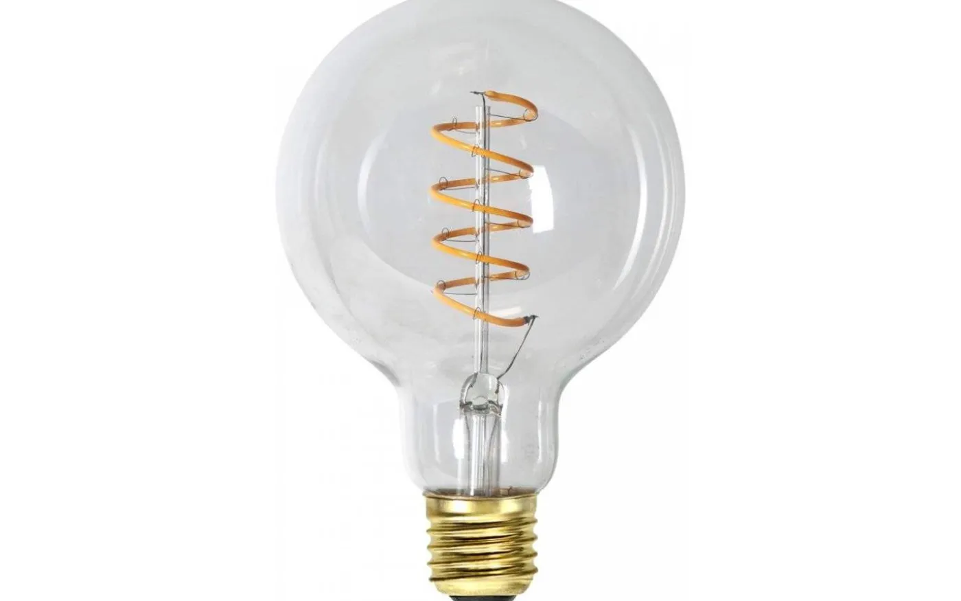 LED E27 3-Steg DIM-Minne Glob 95mm Spiral 2100K 270lm 4W(25W)