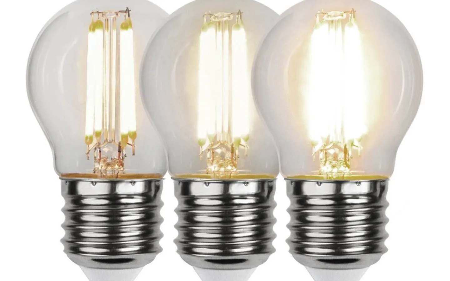 3-Steg Dim E27<Star Trading LED E27 3-Steg DIM-Minne Klot 3000K 470lm 4,2W(40W)