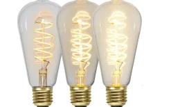 LED E27 3-Steg DIM-Minne Lyktlampa Spiral 2100K 270lm 4W(27W)
