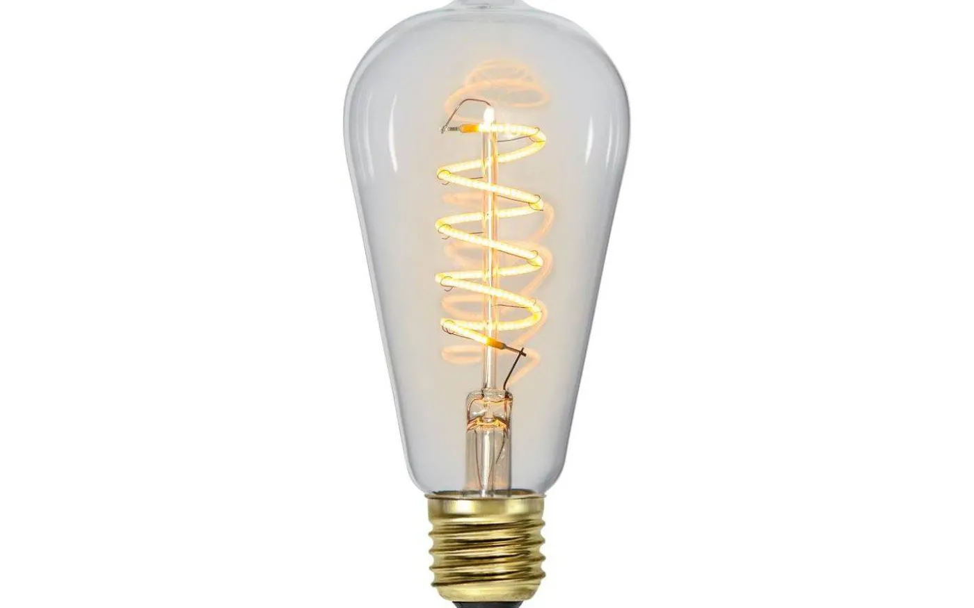 LED E27 3-Steg DIM-Minne Lyktlampa Spiral 2100K 270lm 4W(27W)