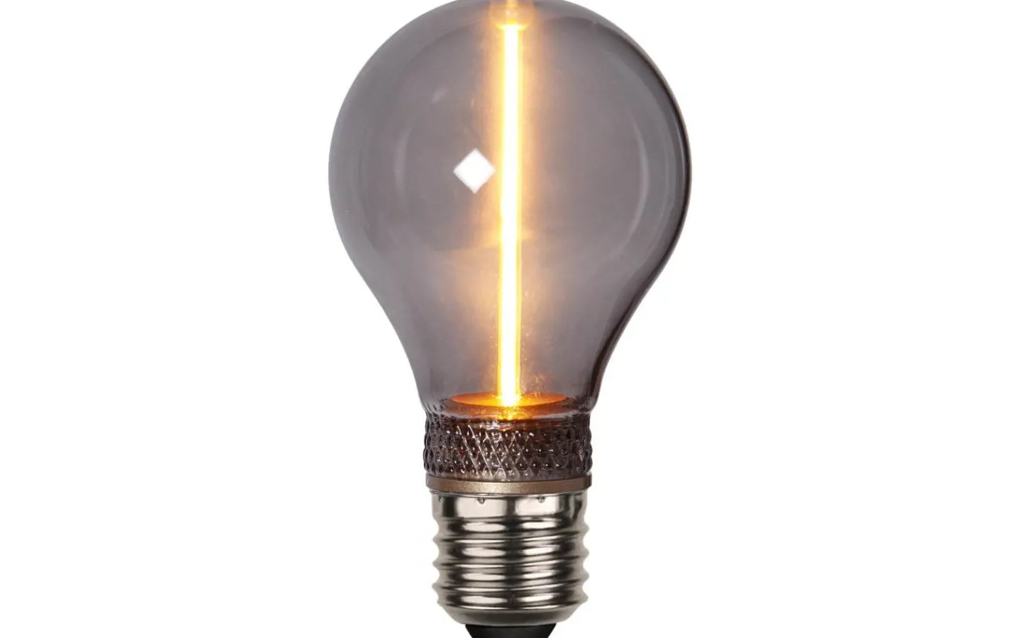 Star Trading LED E27 3-Steg DIM-Minne Normal DecoLed One Svart 1800K 60lm 2W(6W)* 3-Steg Dim E27