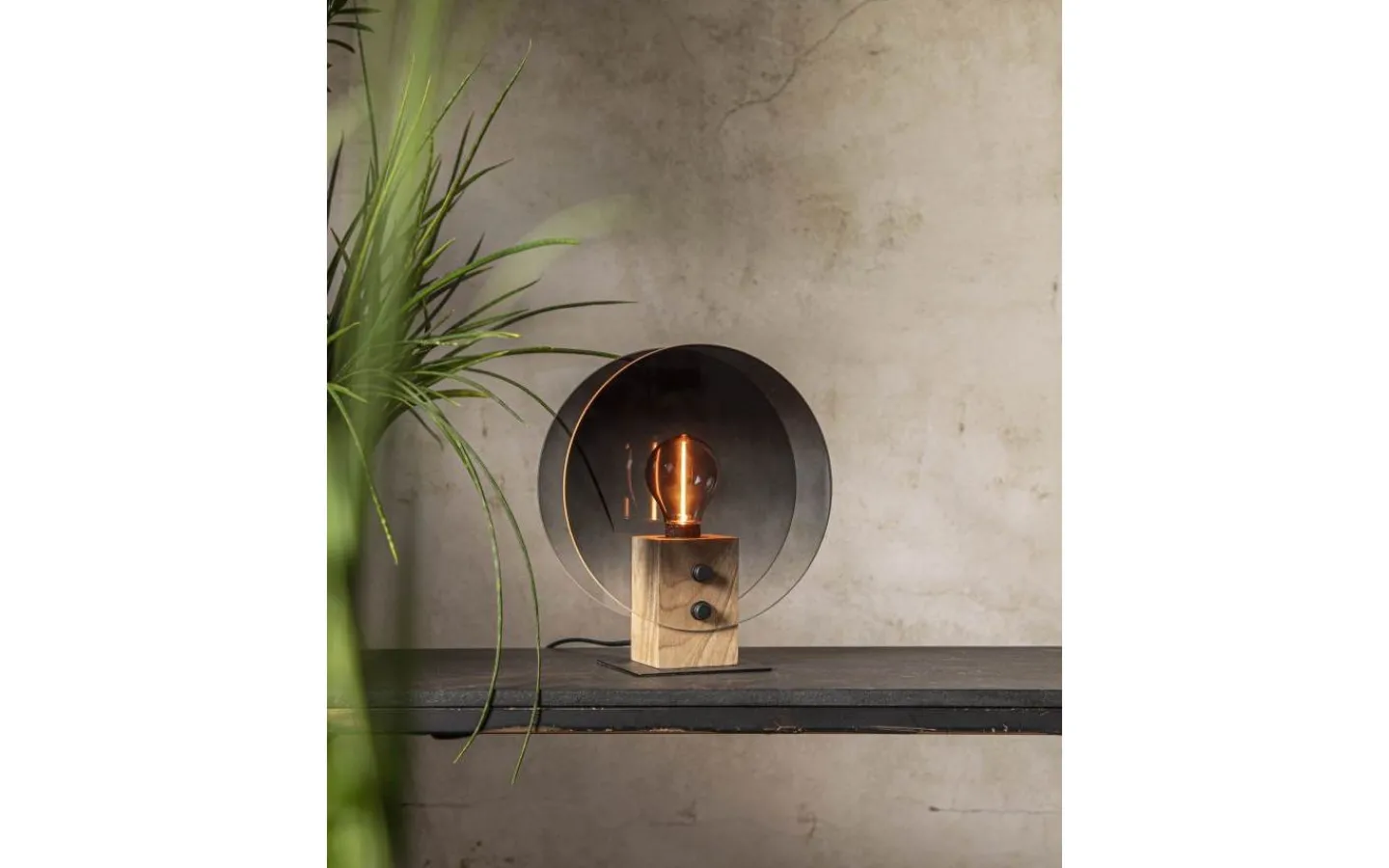 Star Trading LED E27 3-Steg DIM-Minne Normal DecoLed One Svart 1800K 60lm 2W(6W)* 3-Steg Dim E27