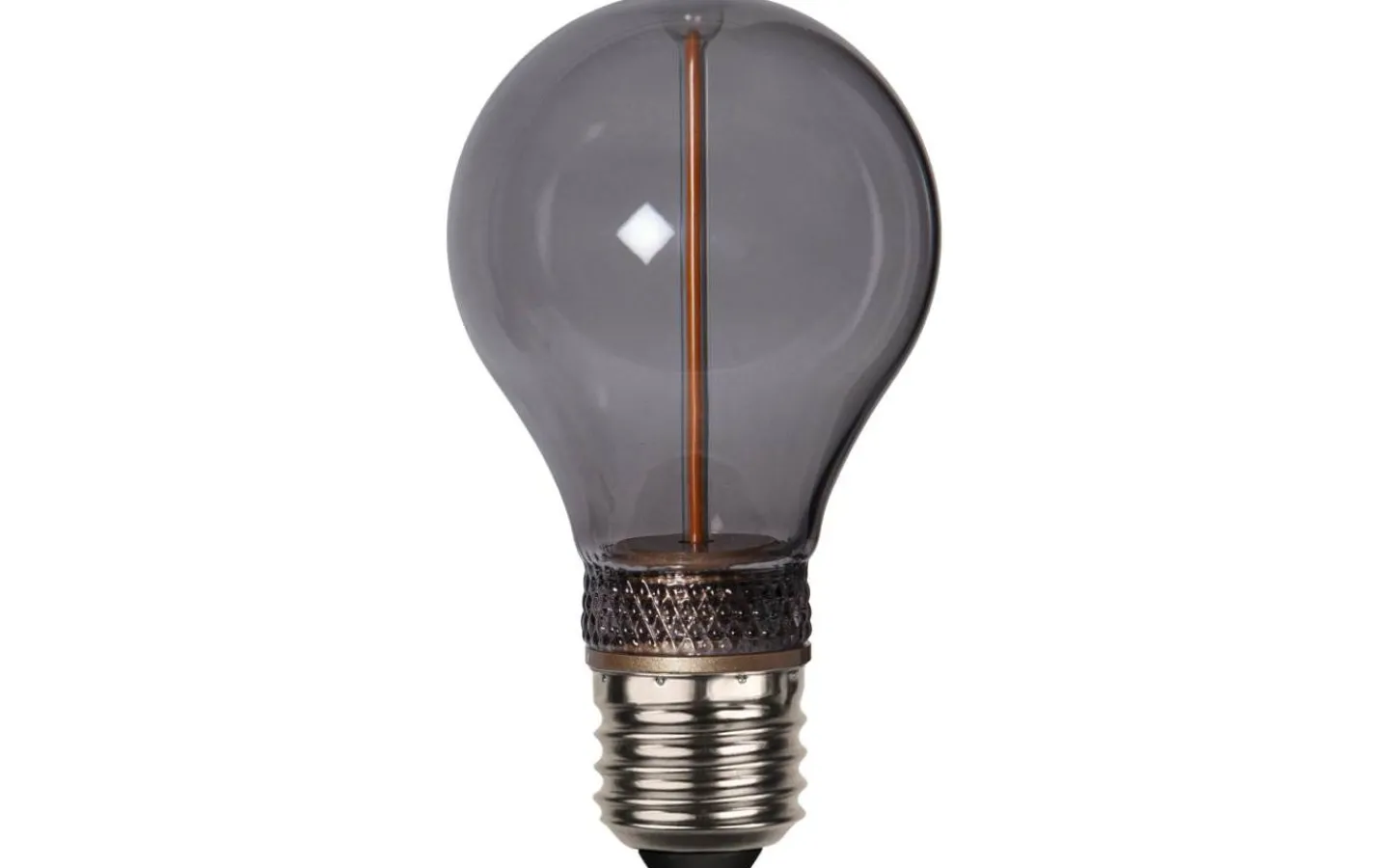 Star Trading LED E27 3-Steg DIM-Minne Normal DecoLed One Svart 1800K 60lm 2W(6W)* 3-Steg Dim E27