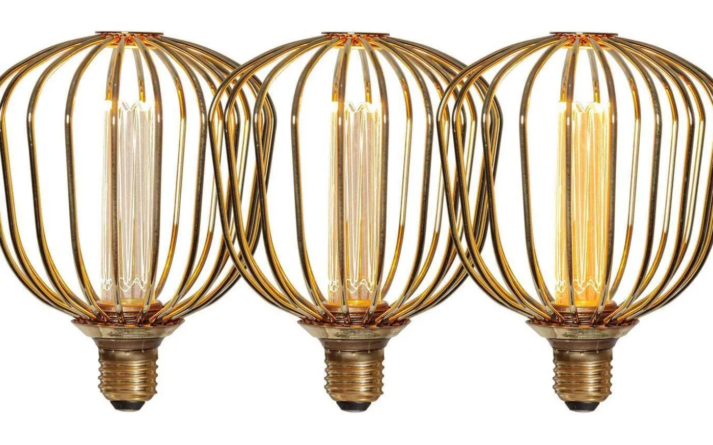 LED E27 3-Steg DIM-Minne Stor 130mm 1800K 180lm 4,3W(15W)