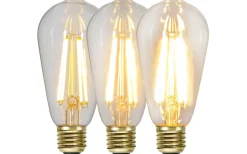 Star Trading LED E27 3-Stegs DIM Minne Lyktlampa Soft Glow 2100K 700lm 6,5W(50W)* 3-Steg Dim E27