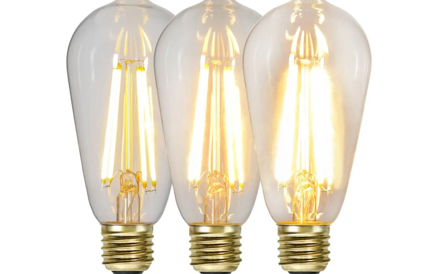 Star Trading LED E27 3-Stegs DIM Minne Lyktlampa Soft Glow 2100K 700lm 6,5W(50W)* 3-Steg Dim E27