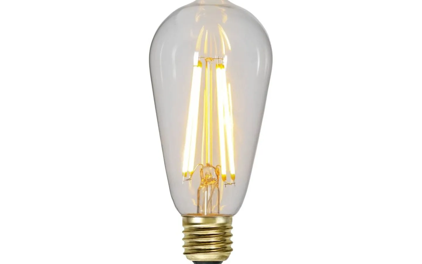 Star Trading LED E27 3-Stegs DIM Minne Lyktlampa Soft Glow 2100K 700lm 6,5W(50W)* 3-Steg Dim E27