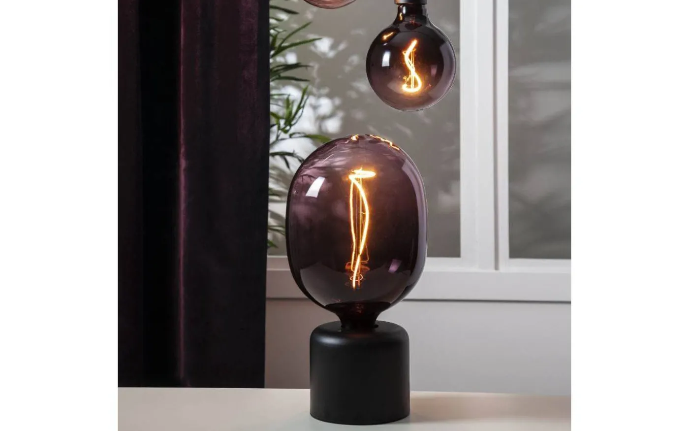 LED E27 Stor 270mm ColourMix Rosa 1600K 70lm 4W(7W)