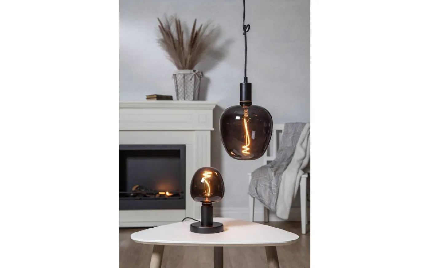 LED E27 Stor 245mm DecoLED Smoke 2200K 40lm 2W(4W)