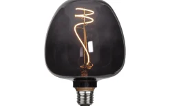 Star Trading LED E27 Stor 125mm DecoLED Smoke 2200K 40lm 2W(4W)* Dekorativa Ljuskällor E27|Heavy Smoke E27