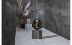 Star Trading LED E27 Stor 125mm DecoLED Smoke 2200K 40lm 2W(4W)* Dekorativa Ljuskällor E27|Heavy Smoke E27