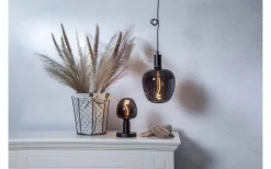 Star Trading LED E27 Stor 125mm DecoLED Smoke 2200K 40lm 2W(4W)* Dekorativa Ljuskällor E27|Heavy Smoke E27