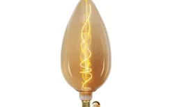 Dekorativa Ljuskällor E27<Star Trading LED E27 Stor 150mm Industrial Vintage 1800K 260lm 5W(25W)