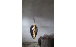 Dekorativa Ljuskällor E27|Heavy Smoke E27<Star Trading LED E27 Stor 330mm Industrial Vintage Smoke 2200K 50lm 2,5W(5W)