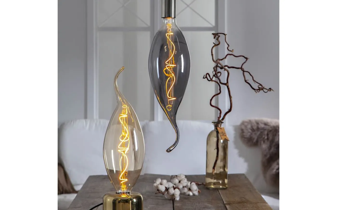 LED E27 Stor 435mm Vintage Gold 1800K 240lm 4,5W(22W)