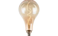 LED E27 Stor Pear Amber 2200K 265m 4W(20W)