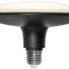 LED E27 Ufo Opal Svart 3000K 1600lm 25W(104W)