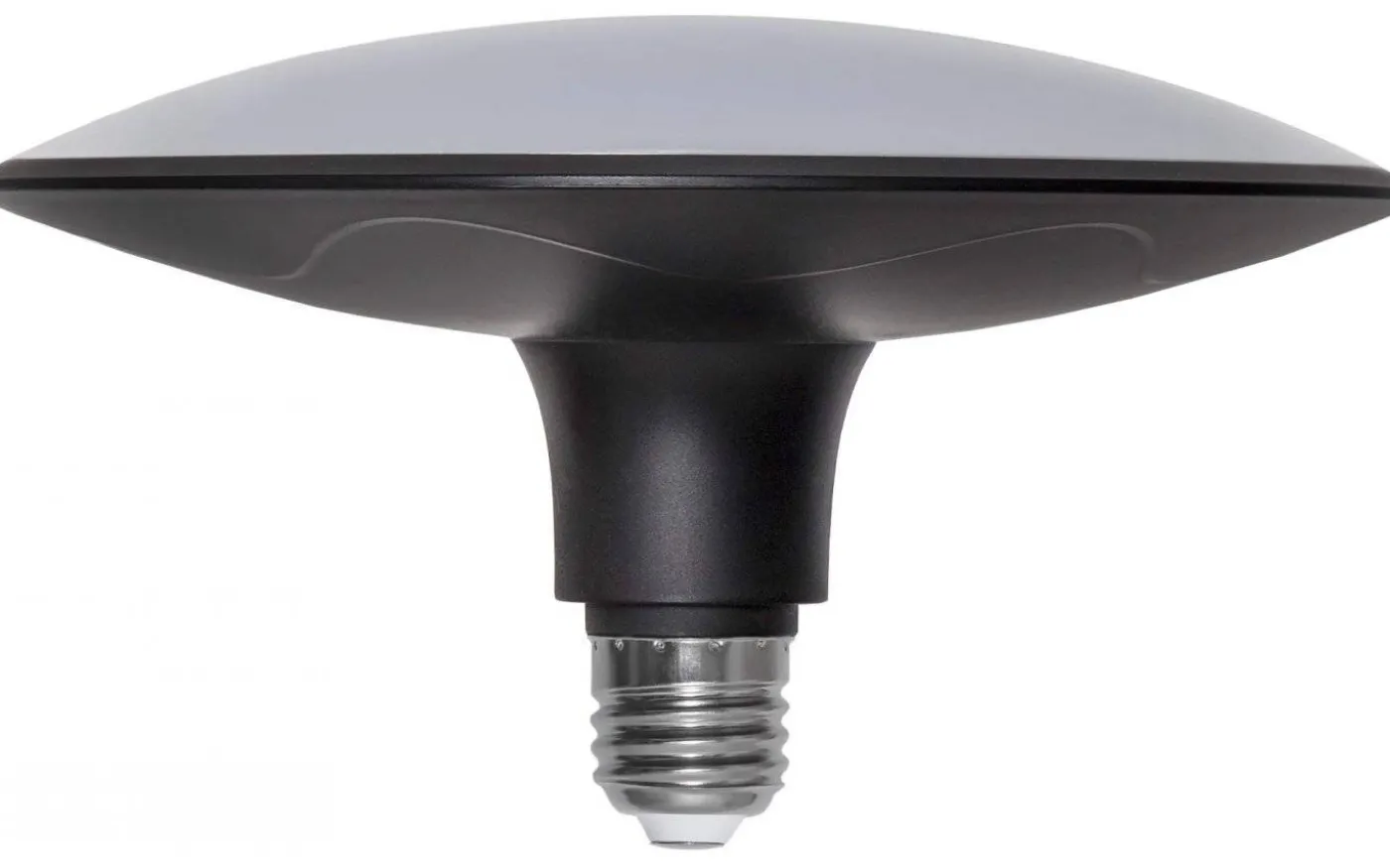 LED E27 Ufo Opal Svart 3000K 1600lm 25W(104W)