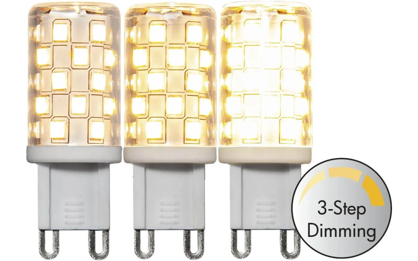 LED G9 3-Steg DIM 2700K 500lm 4W(42W)