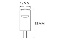 Osram LED G4 12V 2700K 100lm 0,9W(10W)* 12V G4
