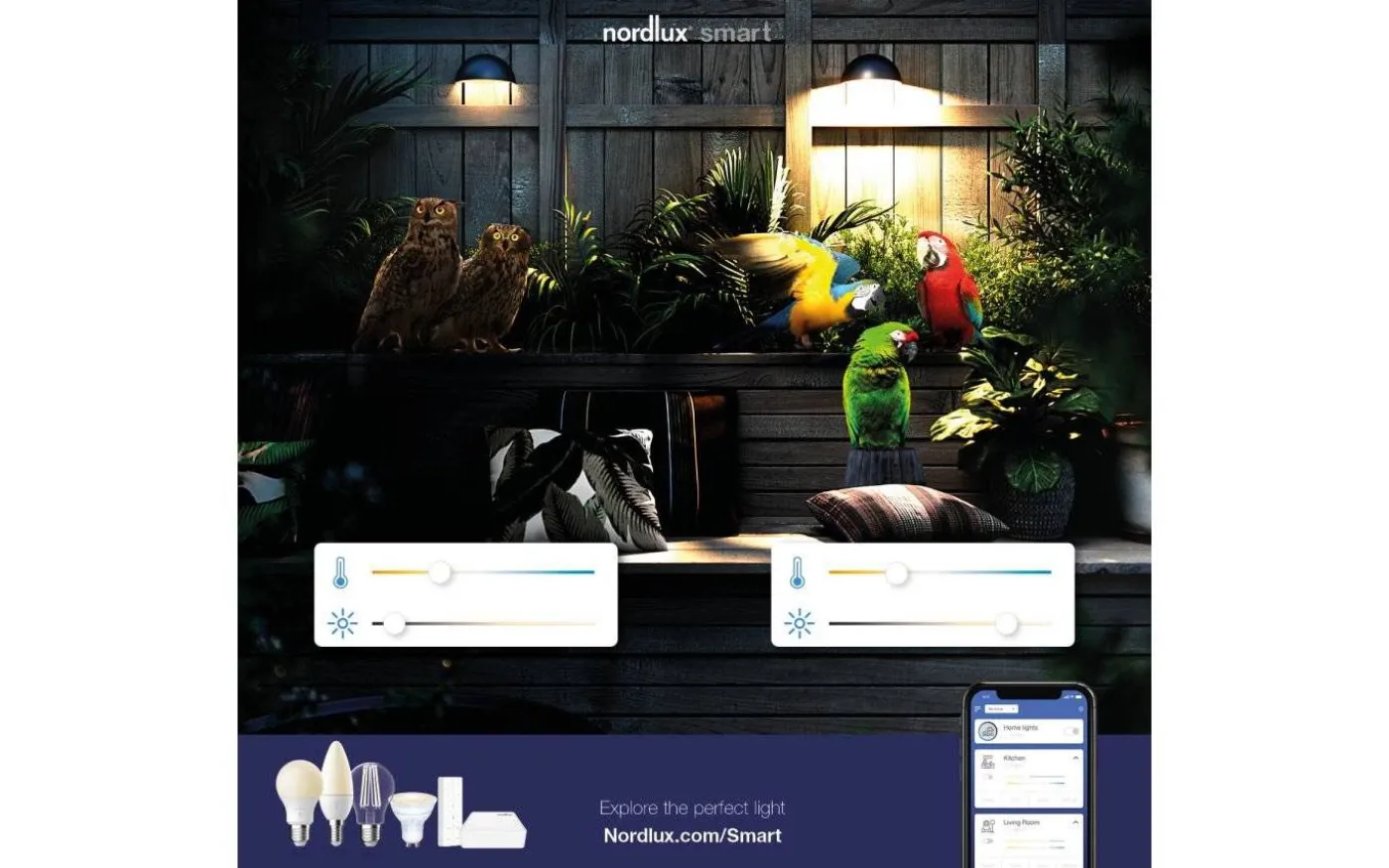 LED GU10 Smart Light 2200-6500K 380lm 4,7W