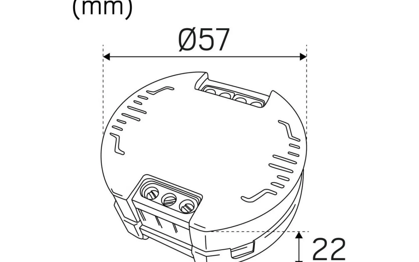 Hidealite LED-driver Jolly Round Konstantström 350mA 0-9W Dimbar för Apparatdosa* Led-Driver (Konstantström Ma)|Minispotlights & Ledpuckar